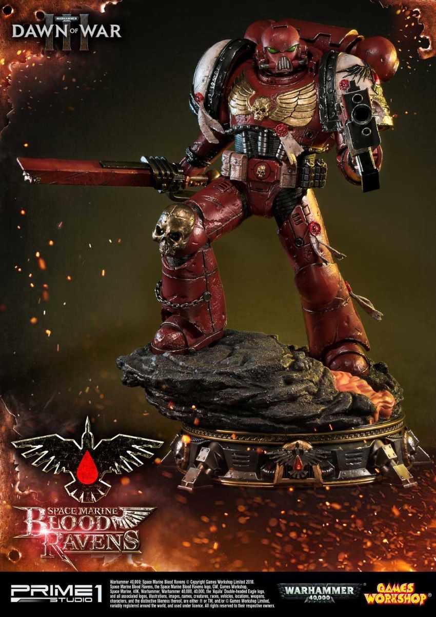 Prime Studio Space Marine Blood Ravens Warhammer Dawn Of