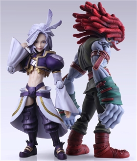 FINAL FANTASY IX BRING ARTS Kuja & Amarant Coral Action Figure (Square Enix)