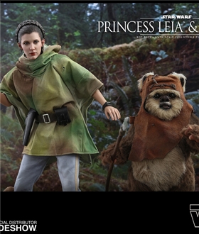 Princess-Leia-Wicket-Sixth-Scale-Figure-Set-by-Hot-Toys