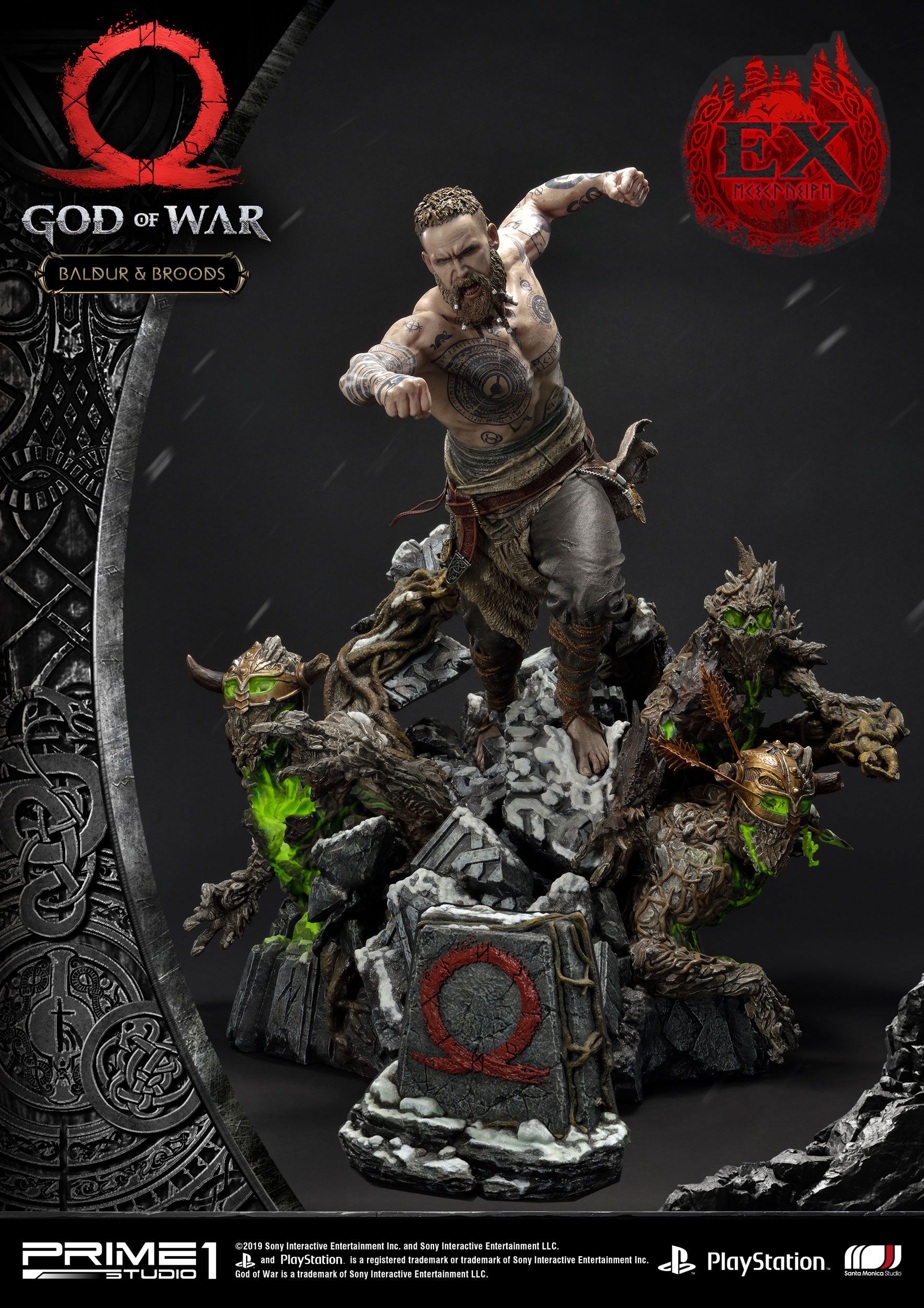 God of War (2018) Statues Baldur & Broods + Baldur & Broods Exclusive 62 cm Assortment