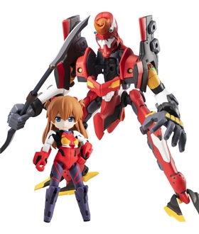 Desktop Army Rebuild of Evangelion Asuka Langley Shikinami & EVA-02