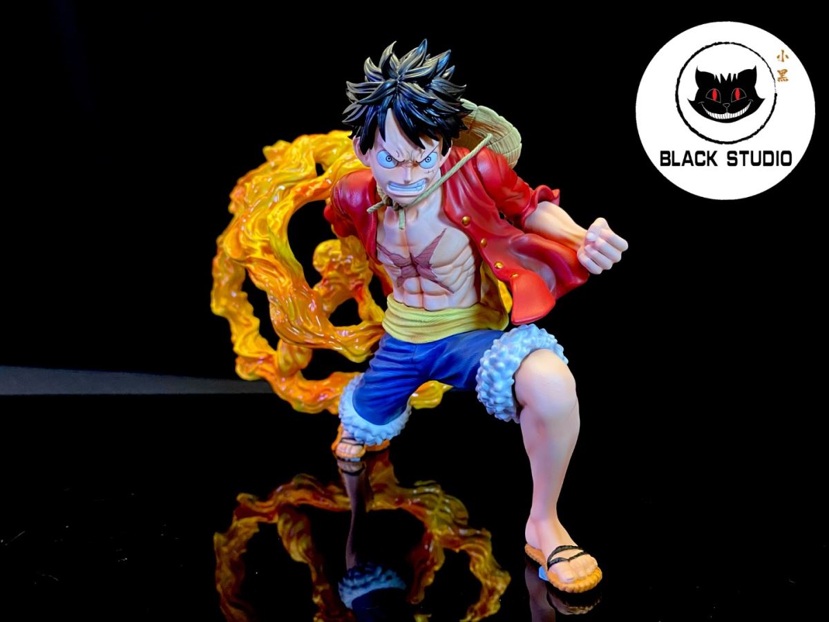 Black Studio Luffy Red Hawk One Piece