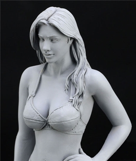Real-Figure-Collection-No24-American-Lowrider-Girl-Unpainted-Resin-112