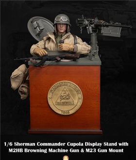 FPDI002-scene-platform-Sherman-tank-command-podium-Browning-machine-gun-rack-set-16