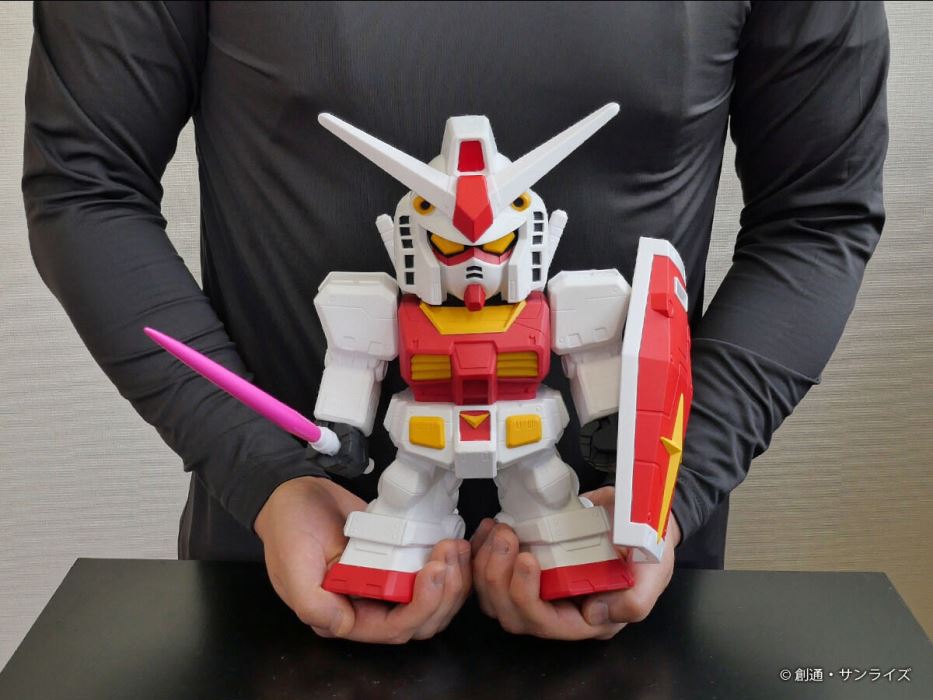 Plex Jumbo Soft Vinyl Figure Sd Rx Gundam P Color Sd Gundam