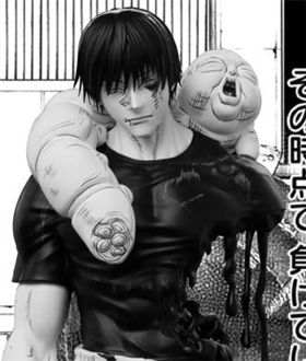 Toji-Fushiguro-Manga-Black-and-White-Color-Jujutsu-Kaisen