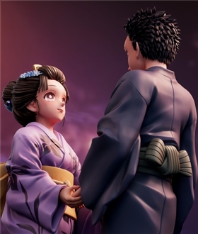 Akaza & Koyuki - Demon Slayer