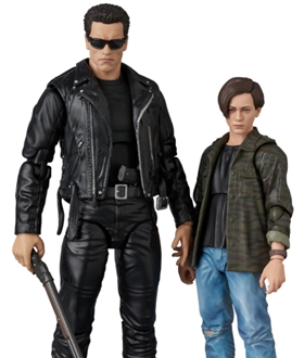 MAFEX T-800 (T2 Ver.) & John Connor