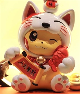 Pikachu cos Lucky Cat - Pokemon