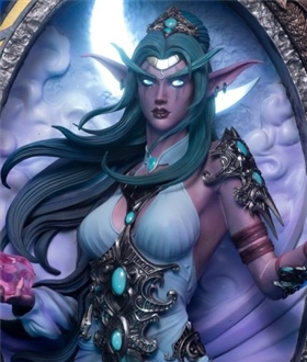 Blizzard Hearthstone - Tyrande Whisperwind Card Art Statue