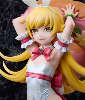 Monogatari Series Shinobu Oshino White Bunny Ver. 1/4