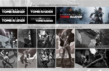 หลุด! โลโก้และคีย์อาร์ตของเกม Shadow of the Tomb Raider 