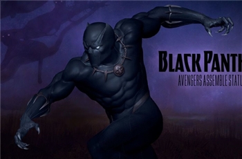 ชมงานปั้น statue งาม ๆ ของ Black Panther ดีไซน์แบบคอมมิค
