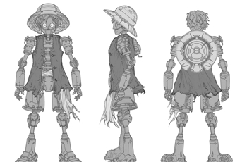 Threezero เผยภาพงานออกแบบใหม่ของ Luffy ในรูปแบบ Robot