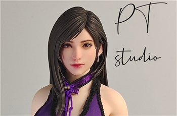 แชร์ภาพงานปั้นหัว Tifa จากเกม Final Fantasy VII โดย PT Studio