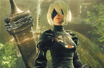 ภาพเปรียบเทียบของ PS4 Pro ของเกมส์ NieR: Automata