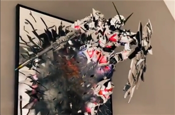 แชร์ภาพถ่ายงานคัสตอมสวย ๆ Broken Mirror Gundam