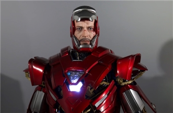 รีวิวภาพถ่ายจริง Hot Toys Iron Man 3 MK33 Silver Centurion (Explosive Edition)