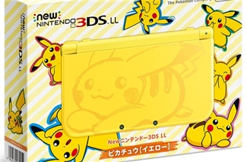 New 3DS XL Pikachu Yellow Edition model จะจำหน่ายในอเมริกาเหนือวันที่ 24 กุมภาพันธ์