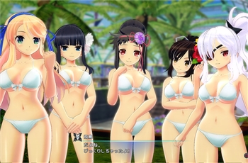 รายละเอียดโหมดเกมส์และตัวละครของเกมส์ Senran Kagura: Peach Beach Splash 