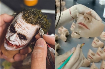 Queen Studio ปล่อยภาพเบื้องหลังงานปั้น Joker และ Captain Marvel