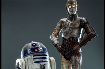 รีวิวภาพถ่ายจริง Hot Toys Star Wars C3PO & R2D2