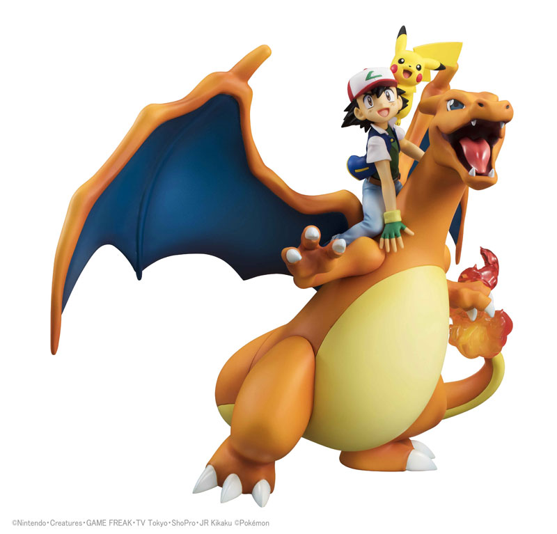 G.E.M. Series - Pokemon: Ash Ketchum & Pikachu & Charizard Complete Figure