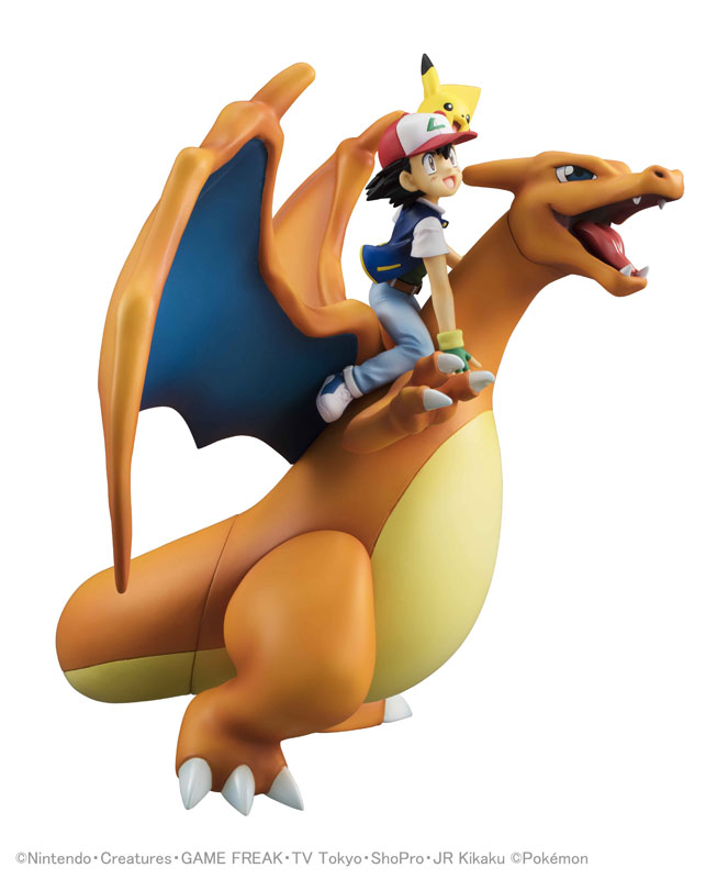 G.E.M. Series - Pokemon: Ash Ketchum & Pikachu & Charizard Complete Figure