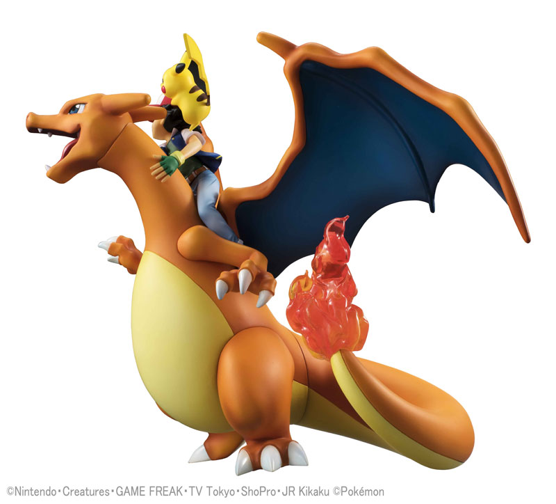 G.E.M. Series - Pokemon: Ash Ketchum & Pikachu & Charizard Complete Figure