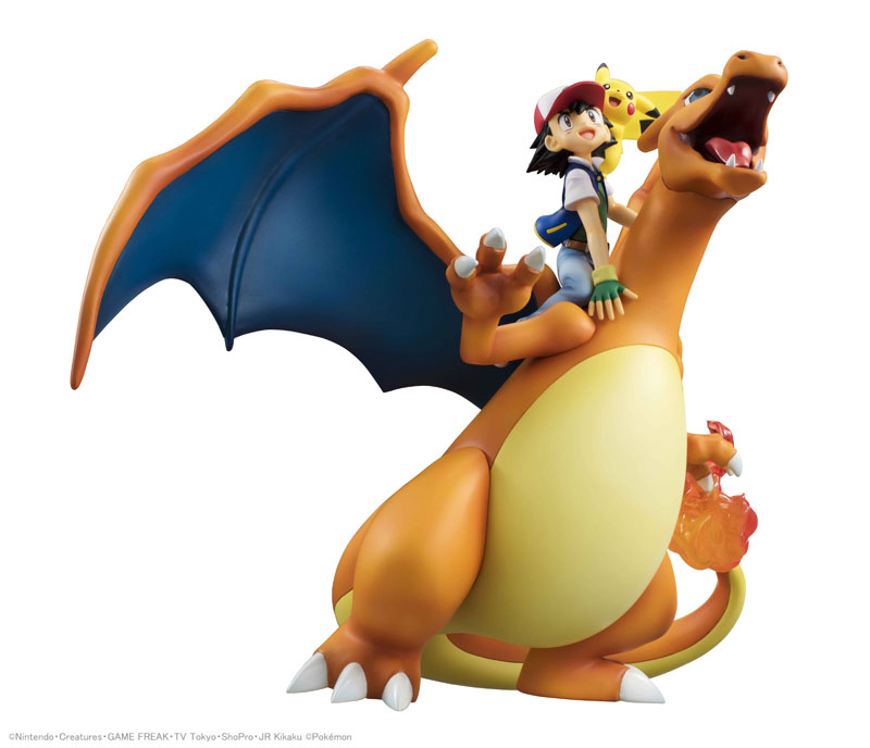 G.E.M. Series - Pokemon: Ash Ketchum & Pikachu & Charizard Complete Figure