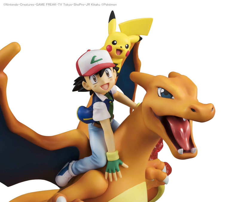 G.E.M. Series - Pokemon: Ash Ketchum & Pikachu & Charizard Complete Figure