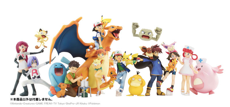 G.E.M. Series - Pokemon: Ash Ketchum & Pikachu & Charizard Complete Figure