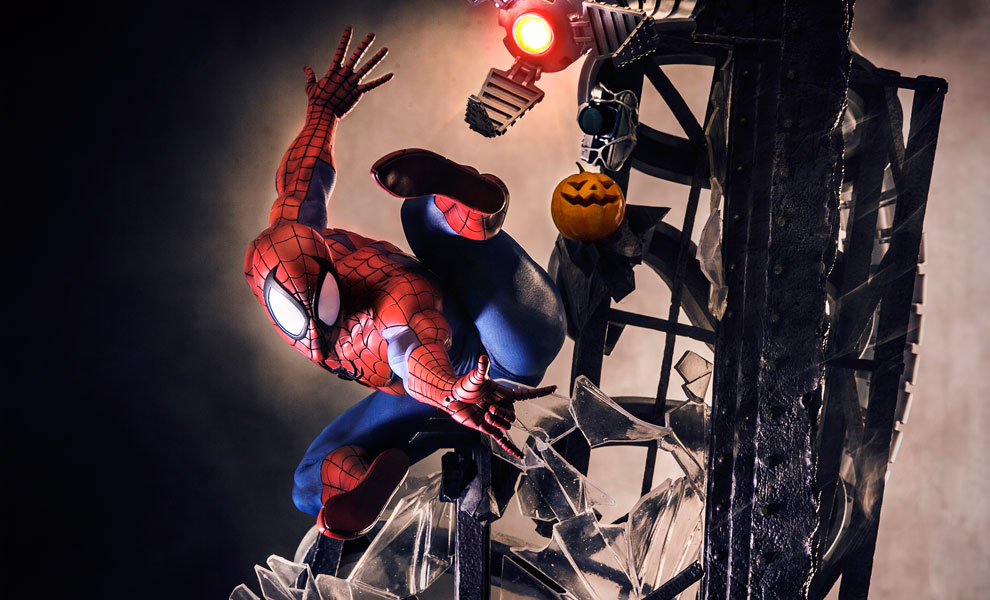 Marvel : Spiderman Polystone Statue [ Iron Studio ]