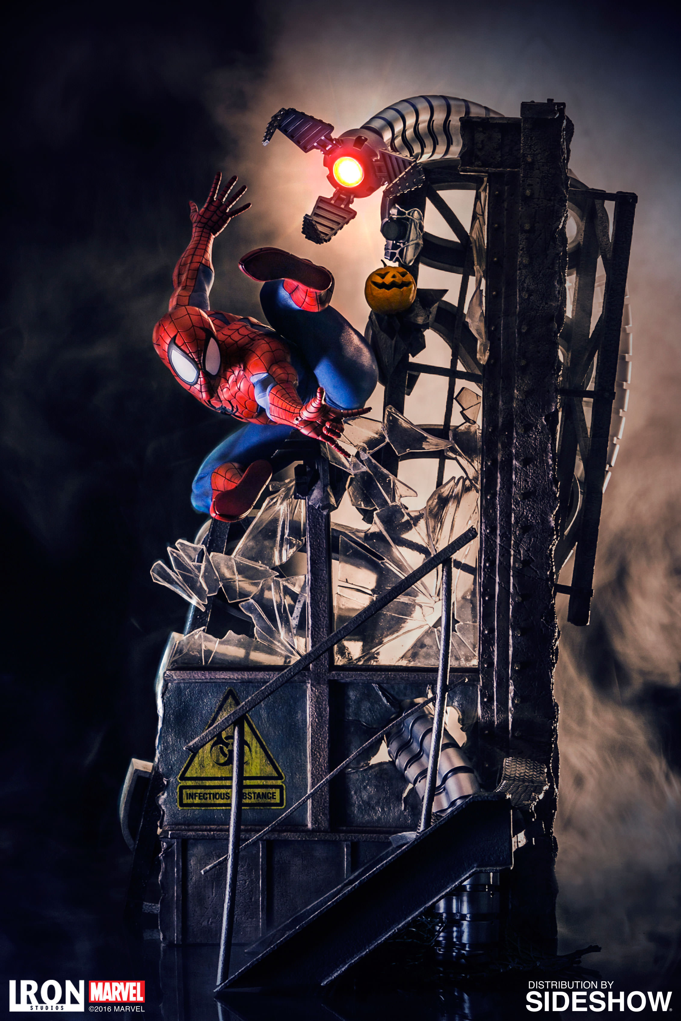 Marvel : Spiderman Polystone Statue [ Iron Studio ]