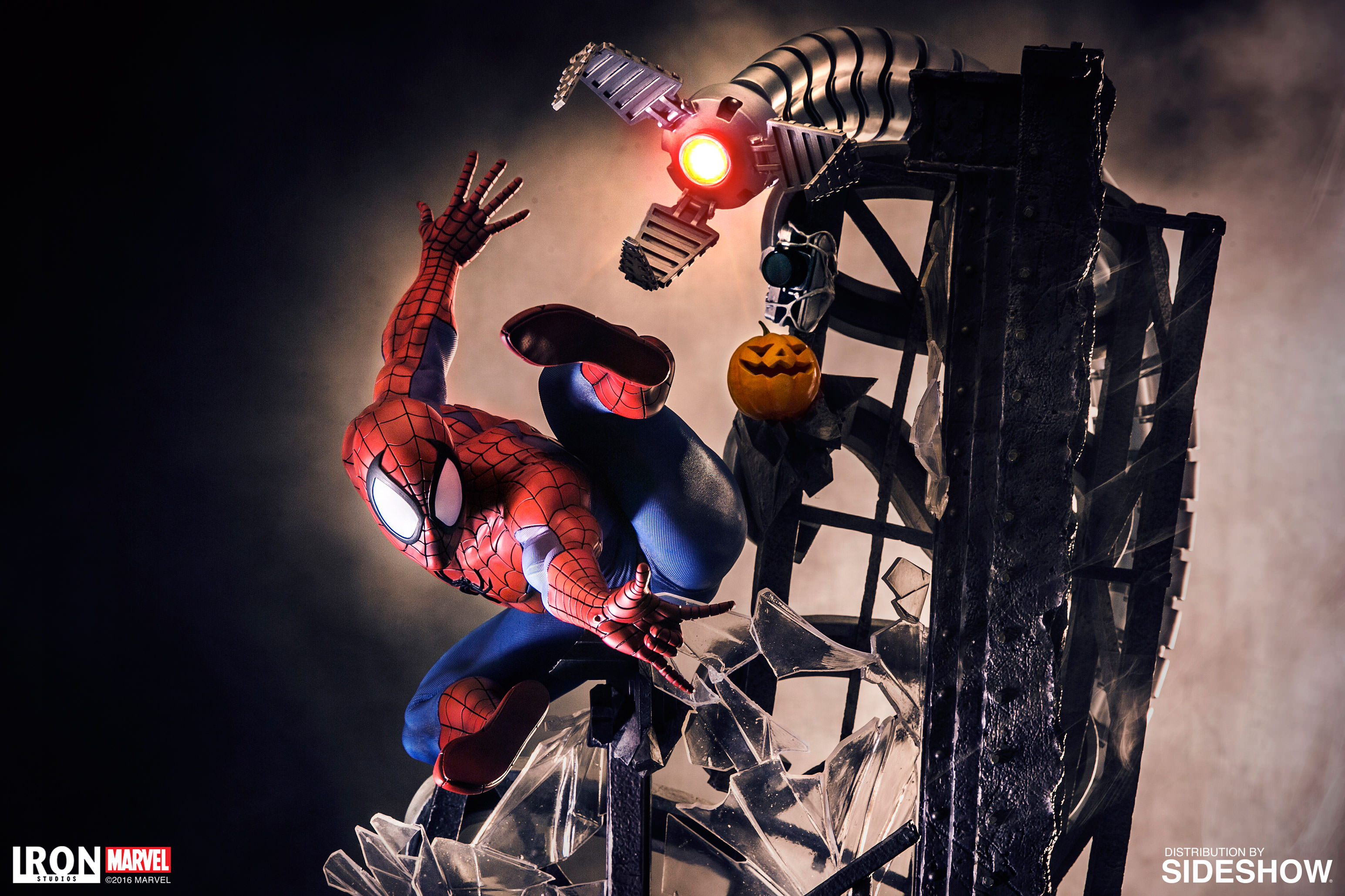 Marvel : Spiderman Polystone Statue [ Iron Studio ]