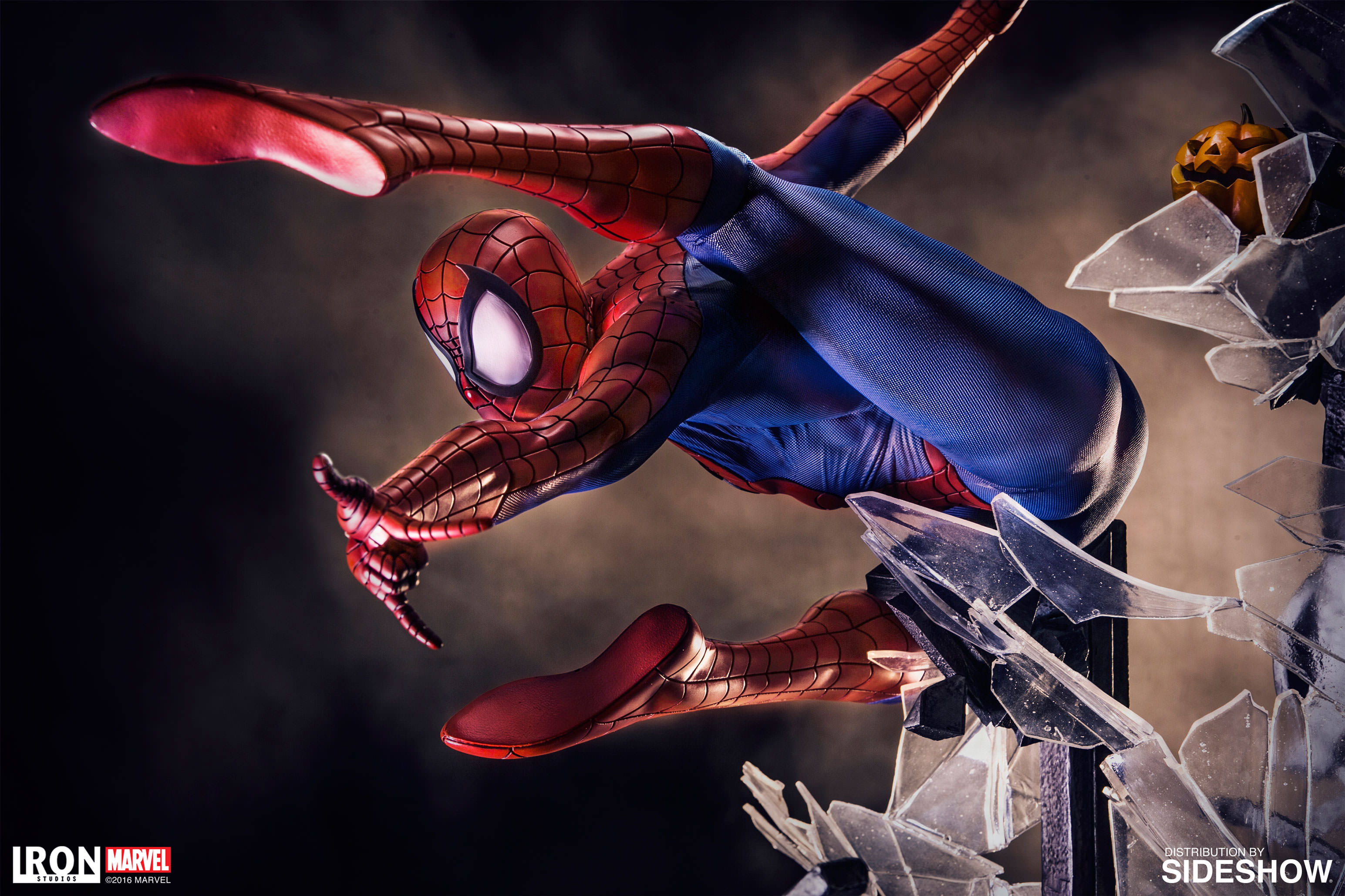 Marvel : Spiderman Polystone Statue [ Iron Studio ]