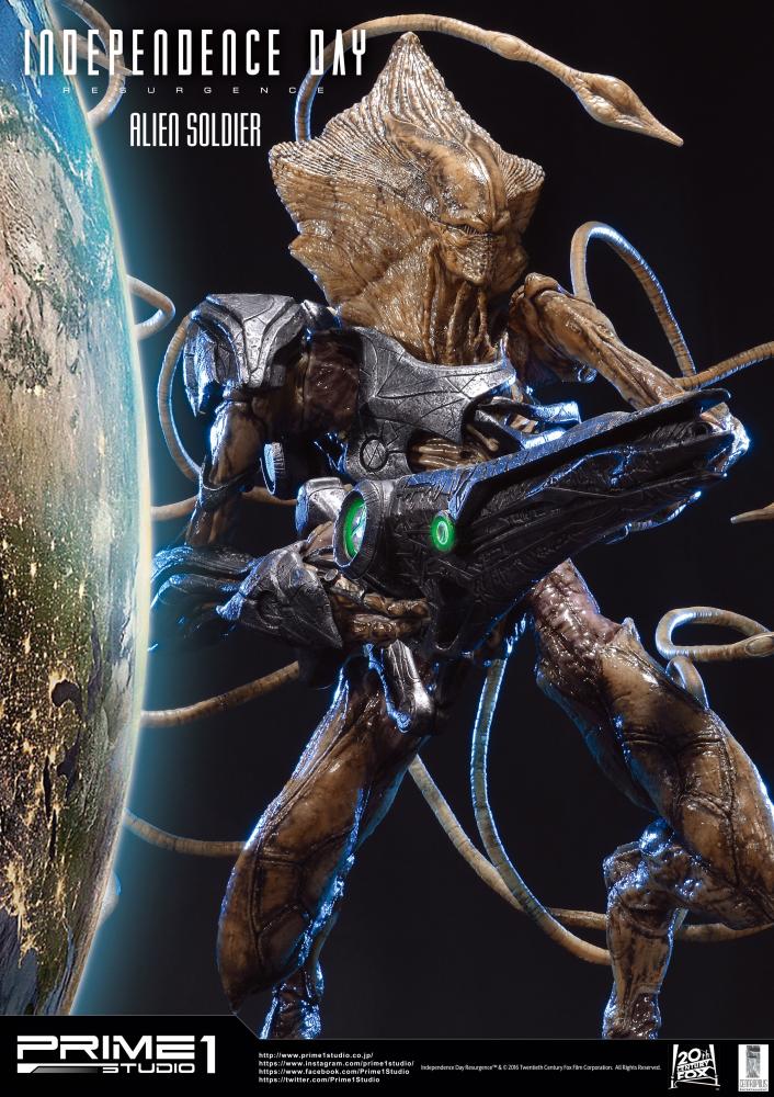 Independence Day: Resurgence Alien Soldier 1/4 Scale Statue