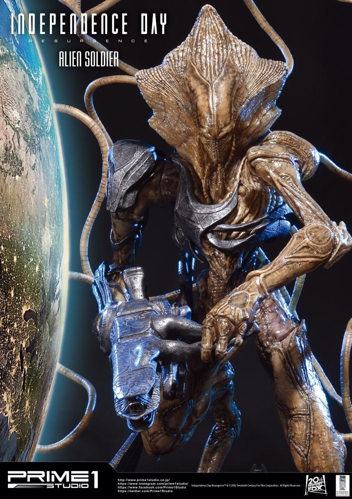 Independence Day: Resurgence Alien Soldier 1/4 Scale Statue
