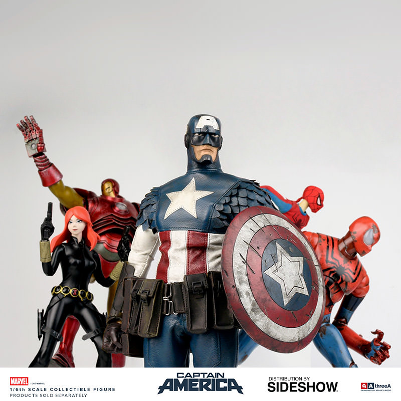 Captain America Sixth Scale Figure by ThreeA Toys