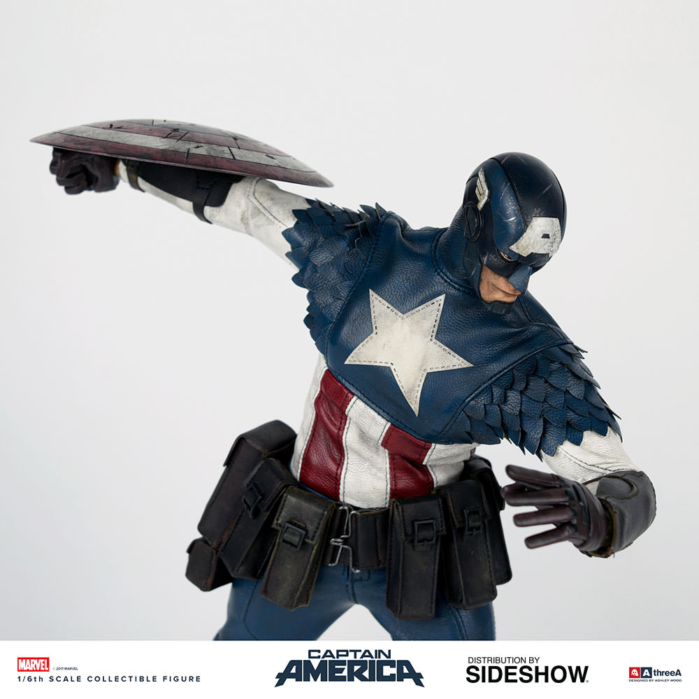 Captain America Sixth Scale Figure by ThreeA Toys