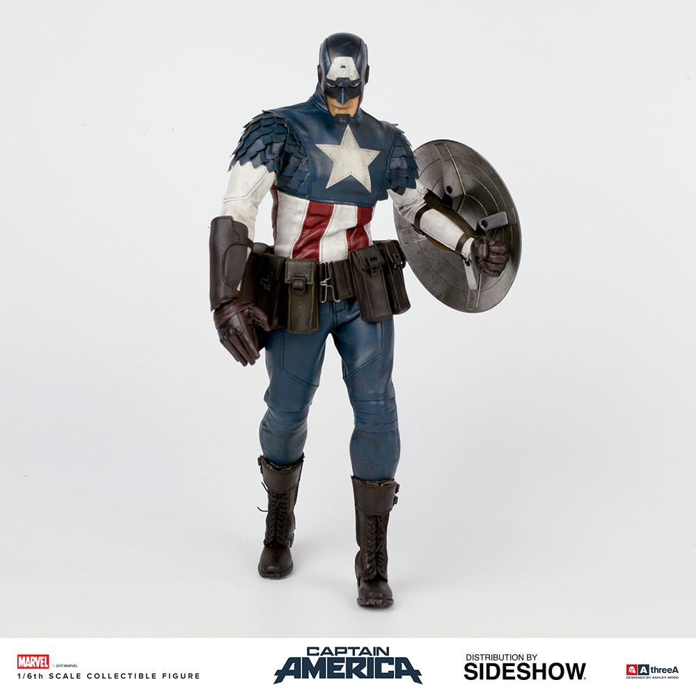 Captain America Sixth Scale Figure by ThreeA Toys