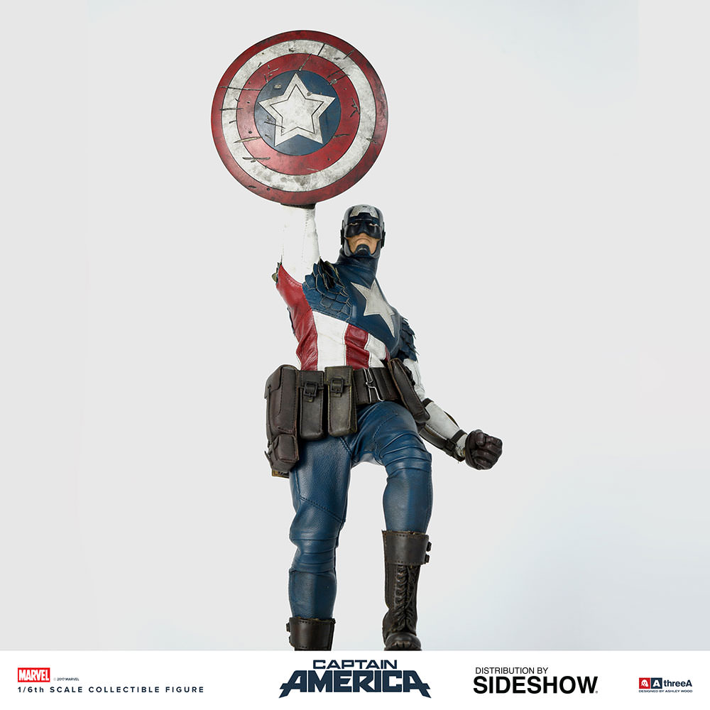 Captain America Sixth Scale Figure by ThreeA Toys
