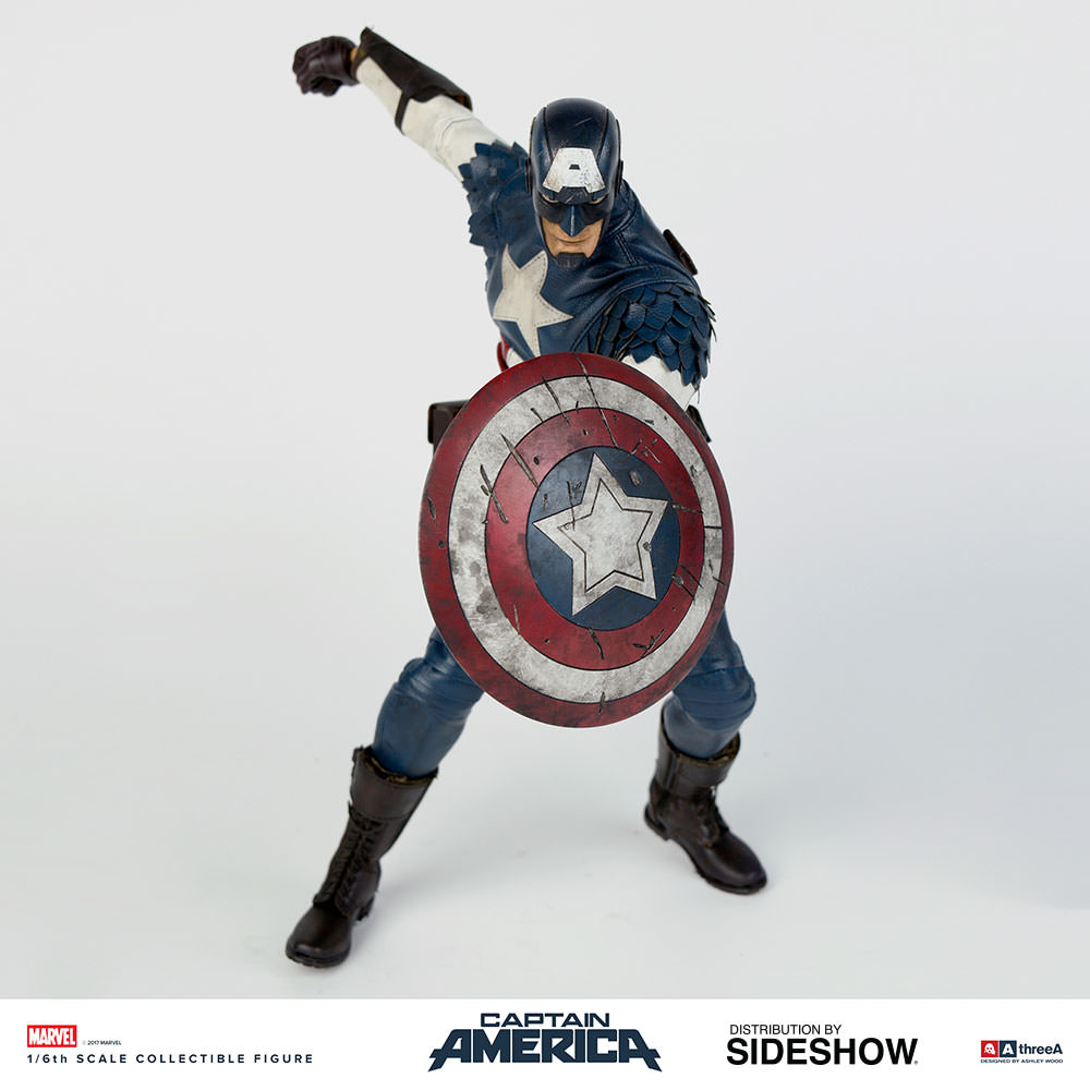 Captain America Sixth Scale Figure by ThreeA Toys