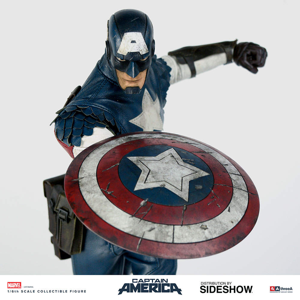 Captain America Sixth Scale Figure by ThreeA Toys
