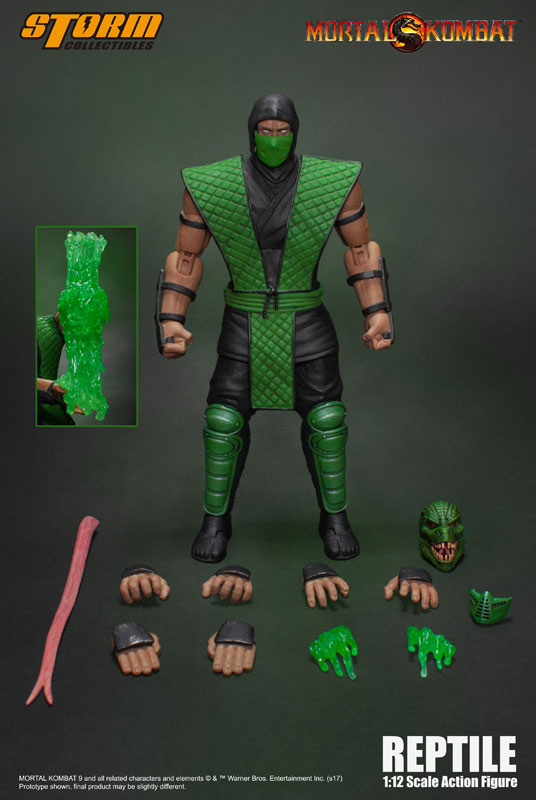 Mortal Kombat 1/12 Action Figure VS Series Classic Reptile