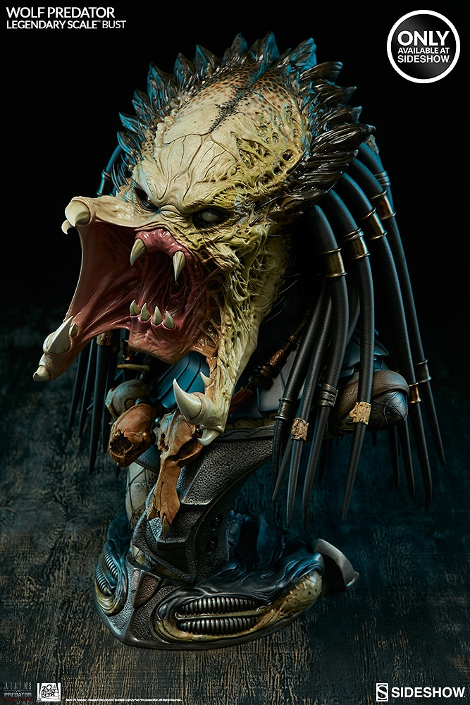 AVP 2 Alien's vs Predator / Cleaner Wolf Predator Legendary Scale Bust