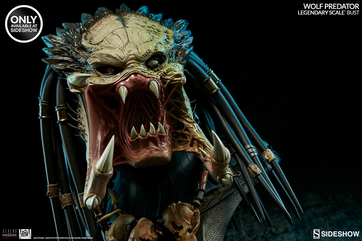 AVP 2 Alien's vs Predator / Cleaner Wolf Predator Legendary Scale Bust
