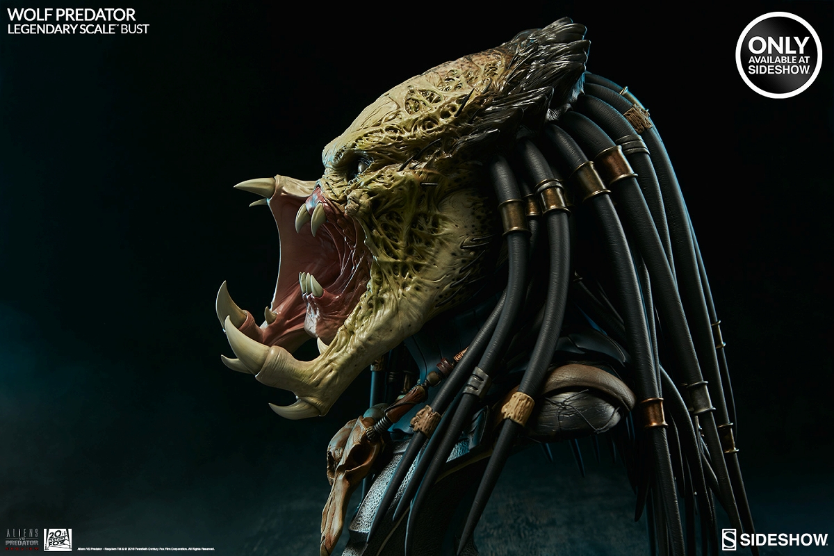 AVP 2 Alien's vs Predator / Cleaner Wolf Predator Legendary Scale Bust