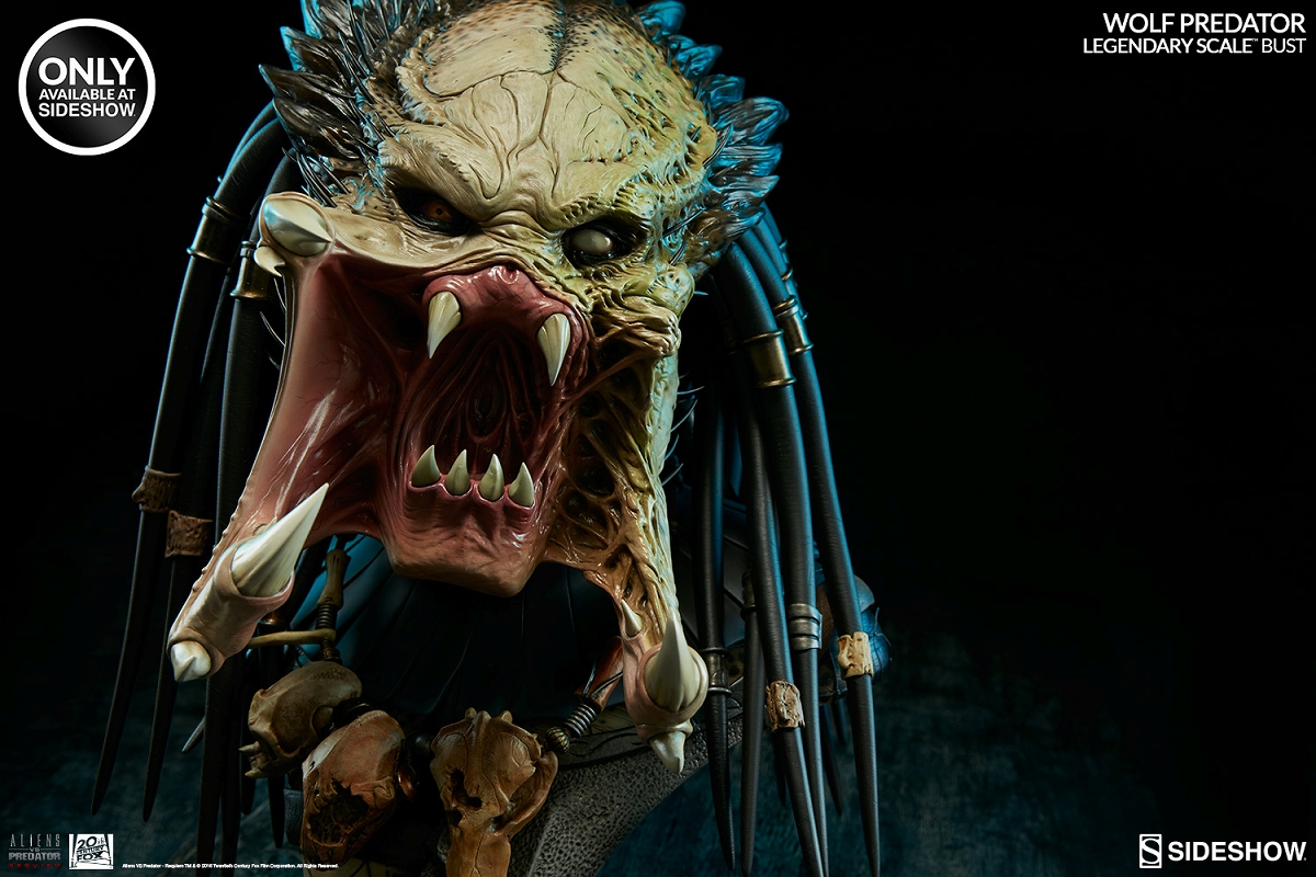 AVP 2 Alien's vs Predator / Cleaner Wolf Predator Legendary Scale Bust