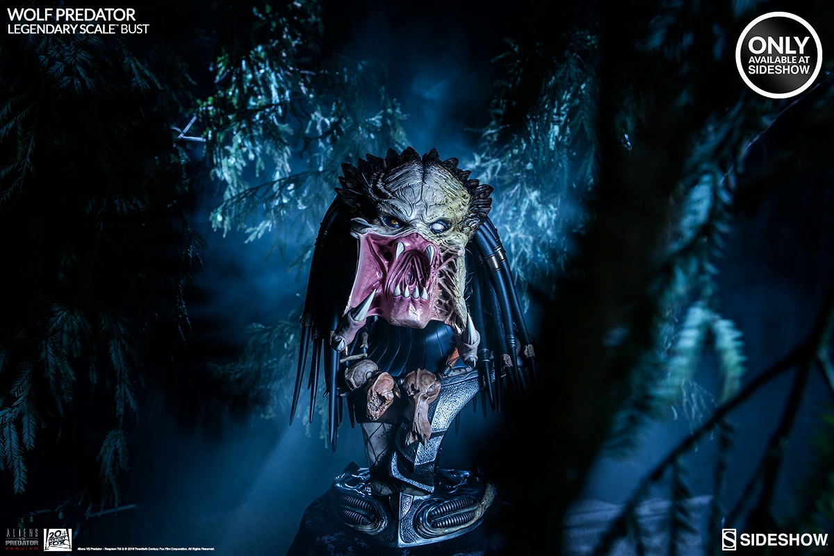 AVP 2 Alien's vs Predator / Cleaner Wolf Predator Legendary Scale Bust